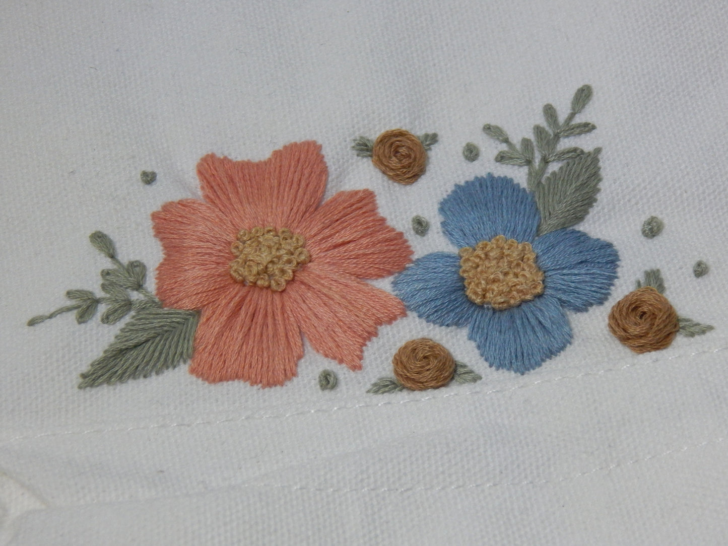 Embroidered Flower Mini Backpack