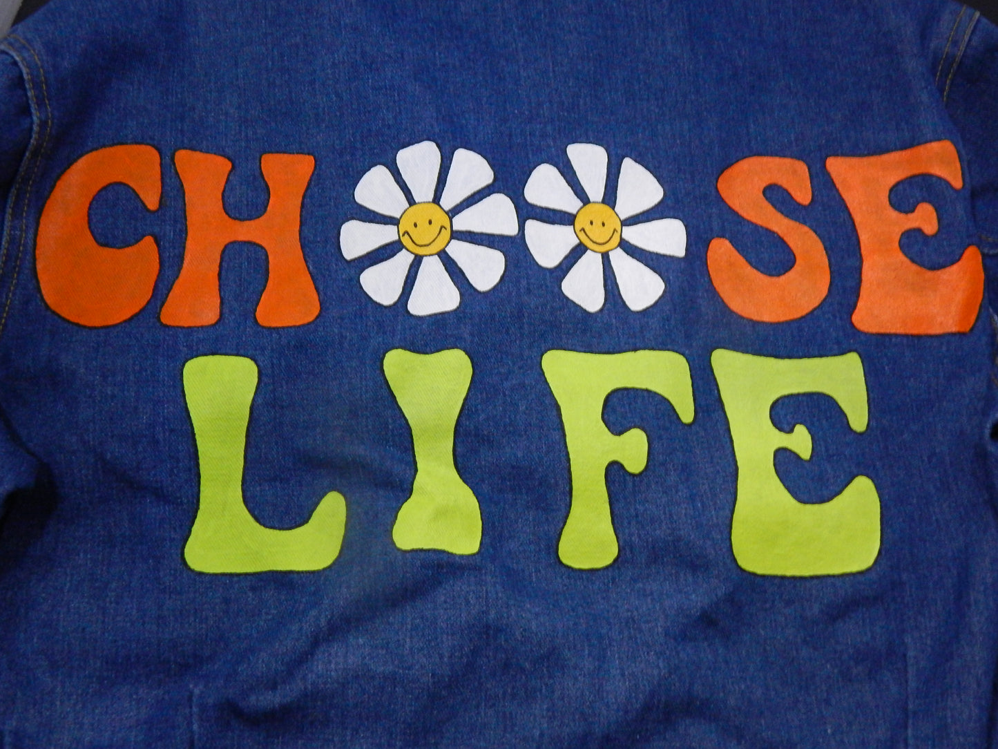 Choose Life Groovy Jean Jacket
