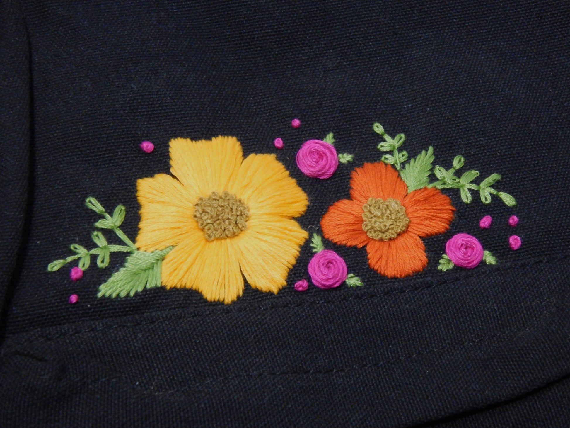 Embroidered Flower Mini Backpack – CheyDani Crafts Embroidered Flower Mini Backpack – CheyDani Crafts