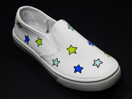 Glow in the Dark Star Slip-on Sneakers for Kids