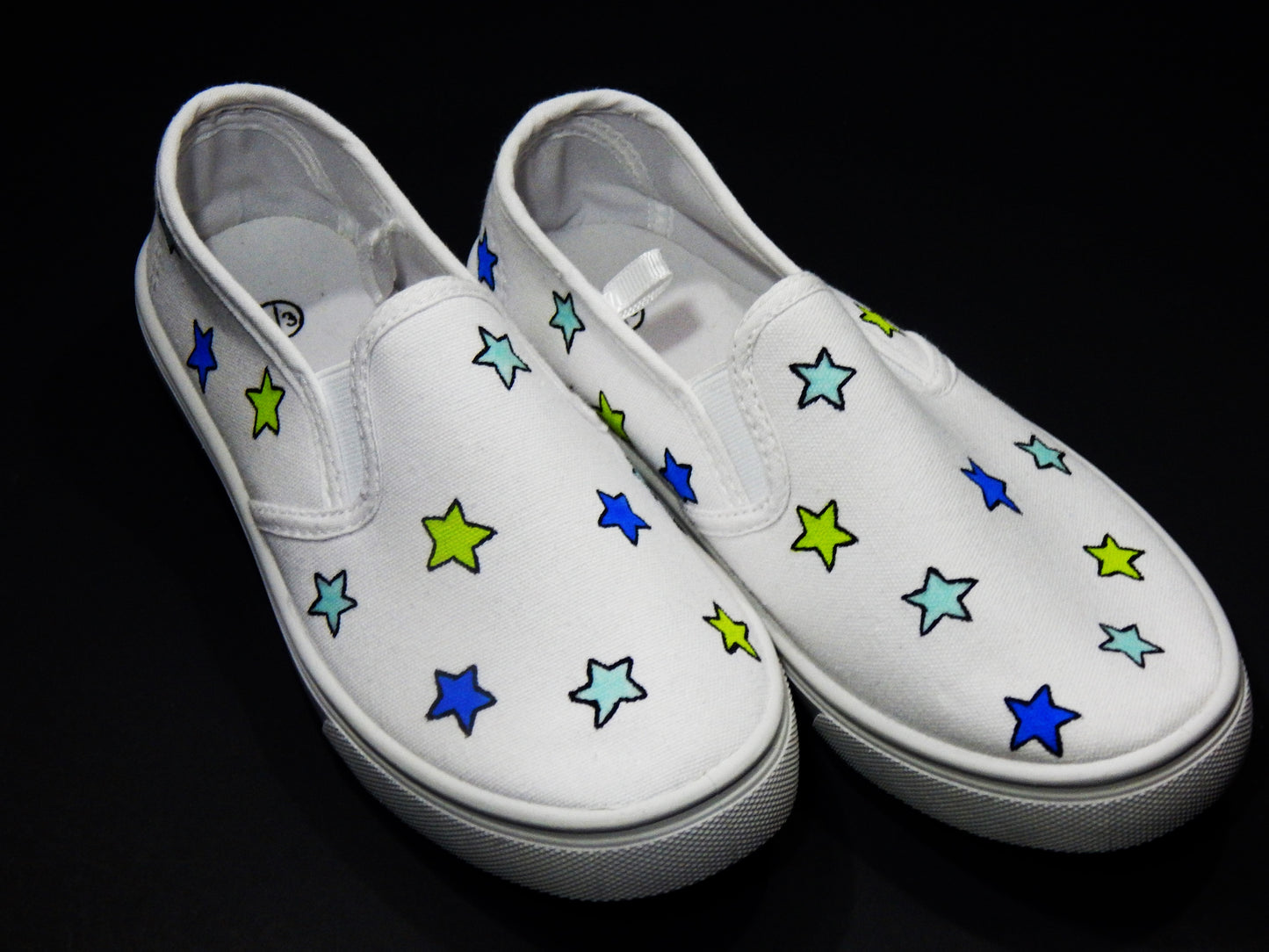 Glow in the Dark Star Slip-on Sneakers for Kids