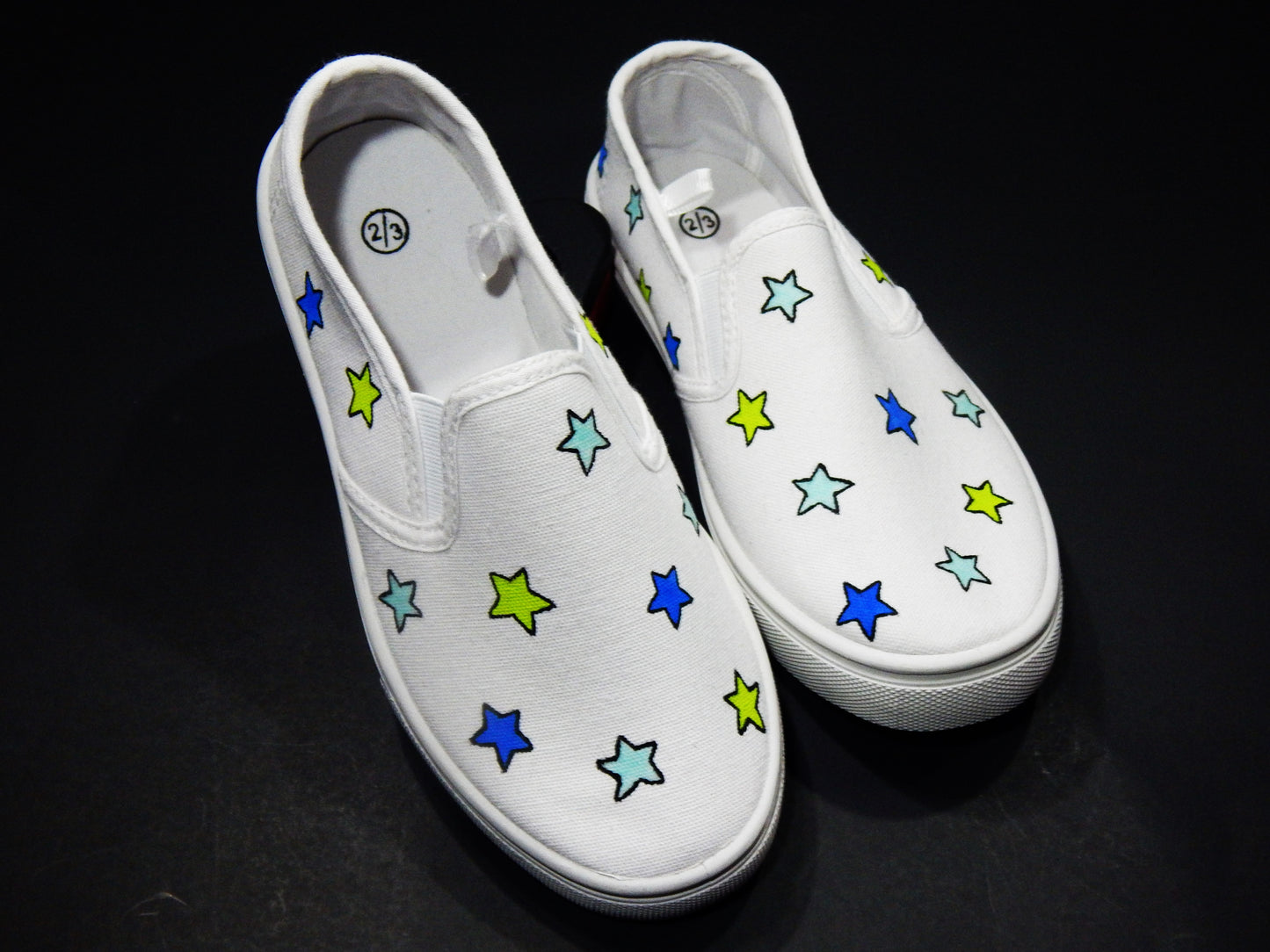 Glow in the Dark Star Slip-on Sneakers for Kids